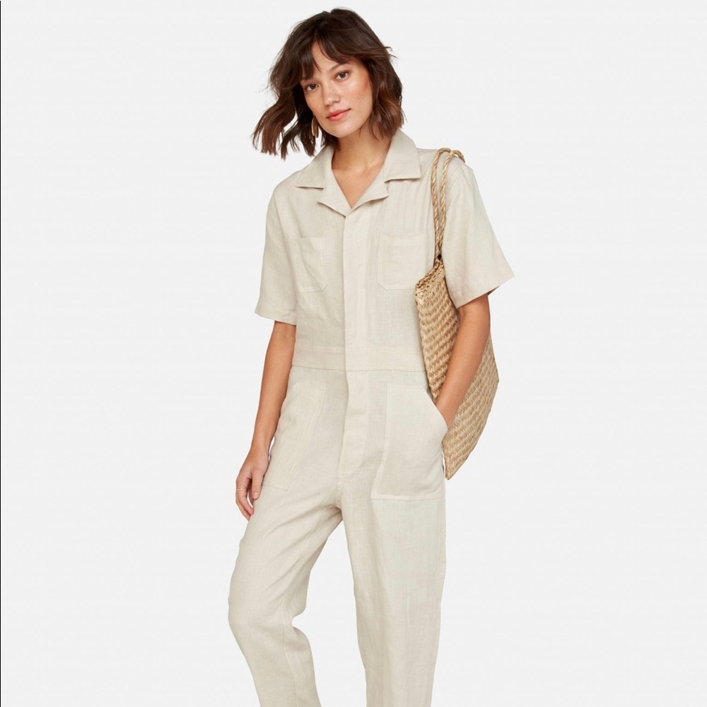 MATE the Label Cream Jumpsuit